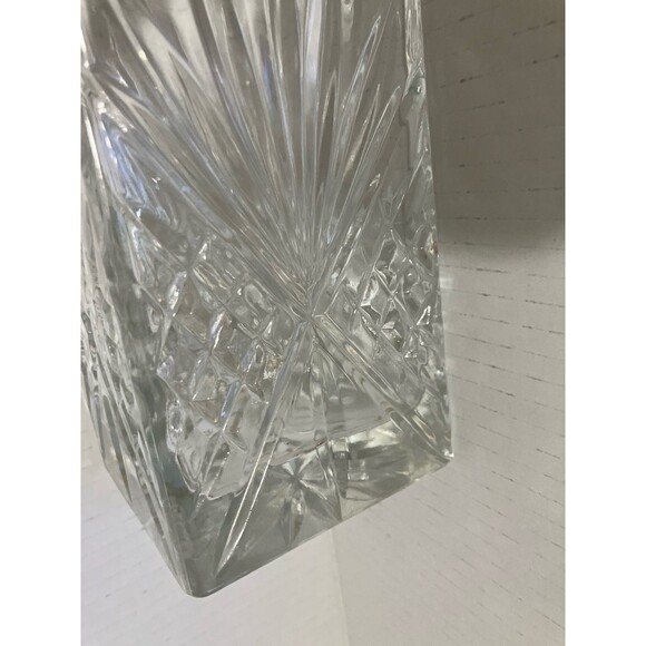 Dublin Crystal Whiskey Decanter 24oz no Stopper for liqueur or Water 9’x 4’ - Picture 12 of 16